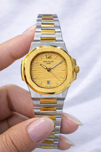 Patek Philippe 
watch for ladies good quality 
260 dhs✅

Zain59
♥️♥️♥️