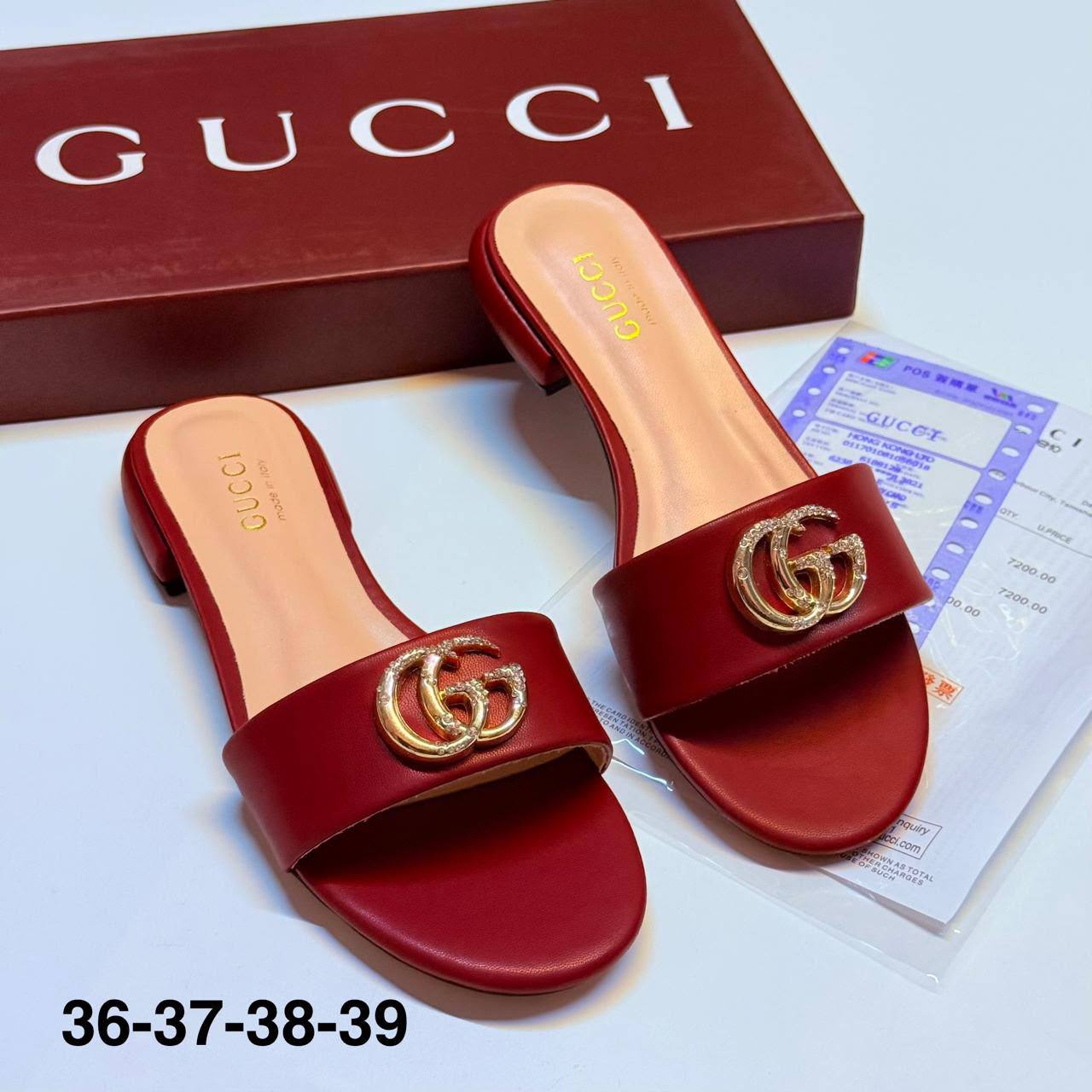 GUCCI SLIPPER
GOOD QUALITY
100 dhs💓
Size 36 TO 41

Zain40
♥️♥️♥️