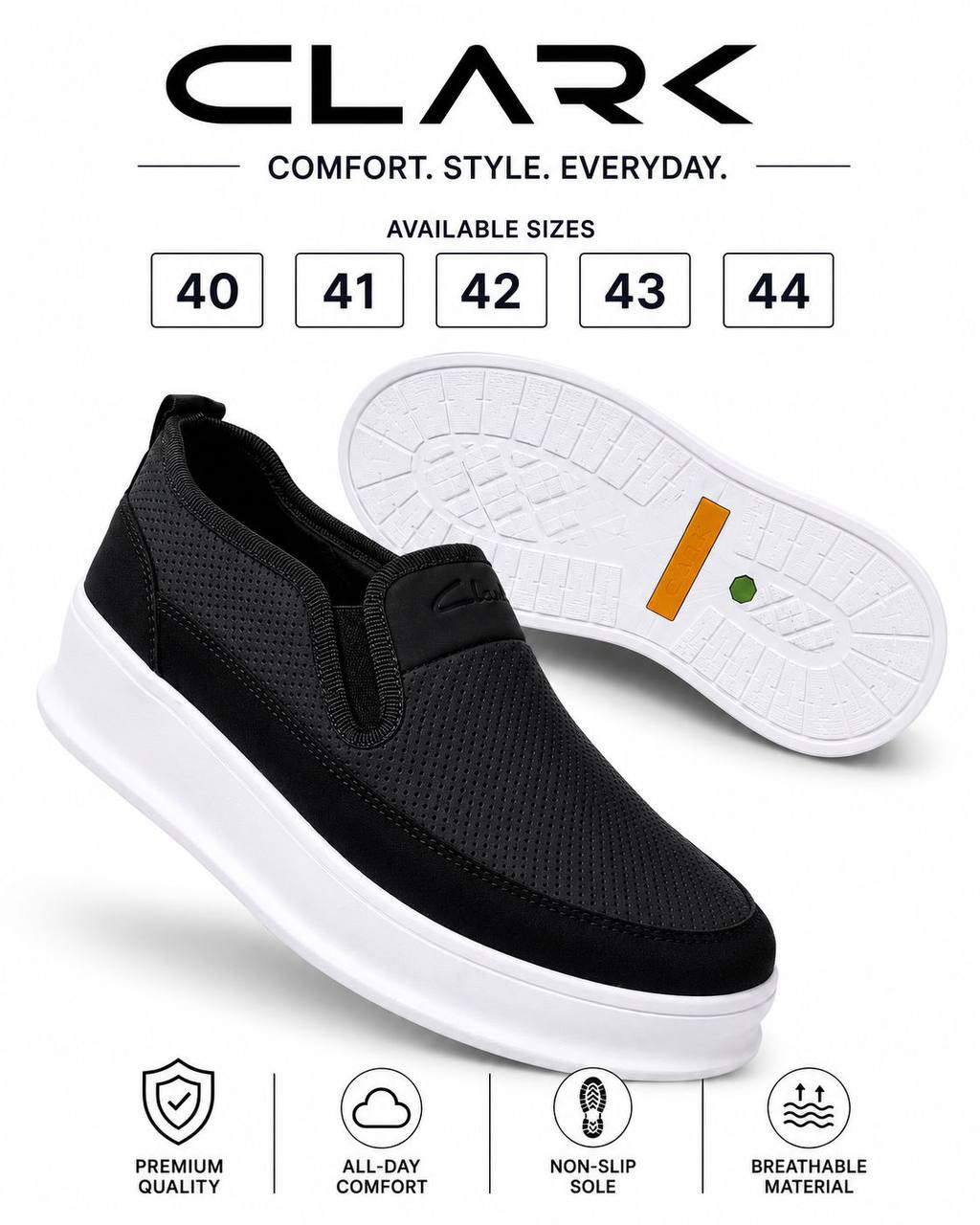Clark
Size 40 to 44 
130 dhs💓

Zain27
♥️♥️♥️