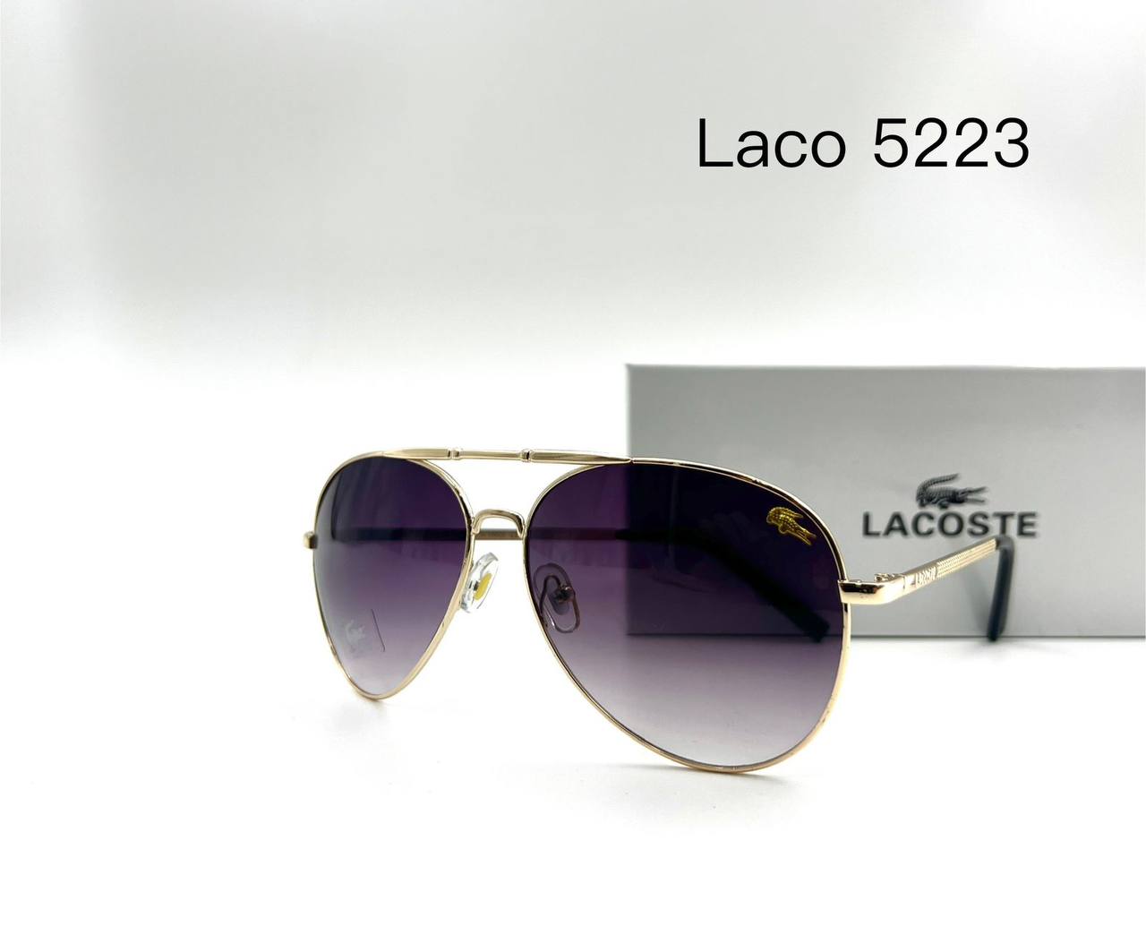 Lacoste💥*
Sunglasses 🕶️ 
good quality 💯
With master box 🗃️ 
50 dhs✅

Zain273
♥️♥️♥️