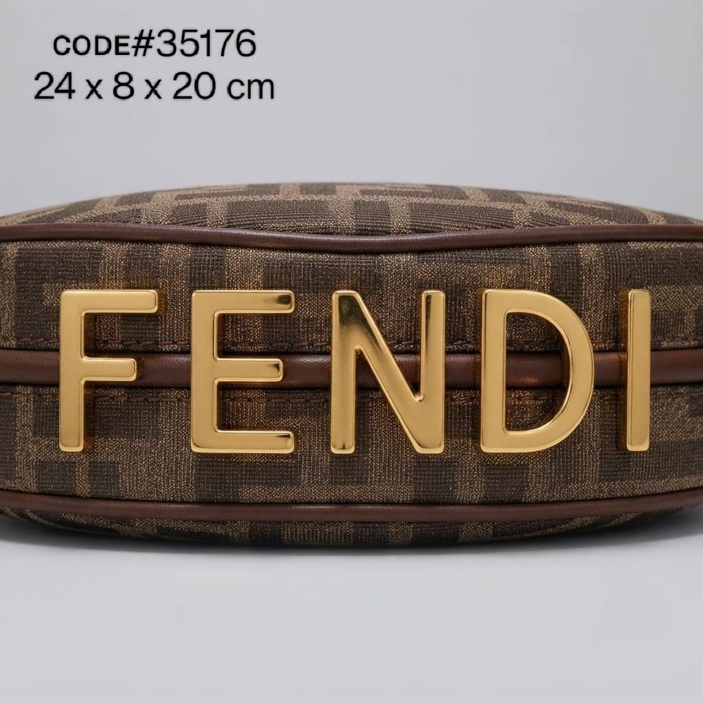 Fendi ғᴇɴᴅɪɢʀᴀᴘʜʏ
ʜᴀʟғ ᴍᴏᴏɴ ᴛᴏᴘ sʜᴏᴜʟᴅᴇʀ ʙᴀɢ
ᴄᴀɴᴠᴀs ᴊᴀᴄǫᴜᴀʀᴅ ғᴀʙʀɪᴄ
& ᴍᴀᴛᴛᴇ ʟᴇᴀᴛʜᴇʀ ᴍᴀᴛᴇʀɪᴀʟ
ɪᴛ ʜᴀs ʟᴏɴɢ sᴛʀᴀᴘ
ɢᴏʟᴅ ʜᴀʀᴅᴡᴀʀᴇ
sɪᴢᴇ : 24 cm

75 dhs🇦🇪🇦🇪

Zain31
♥️♥️♥️