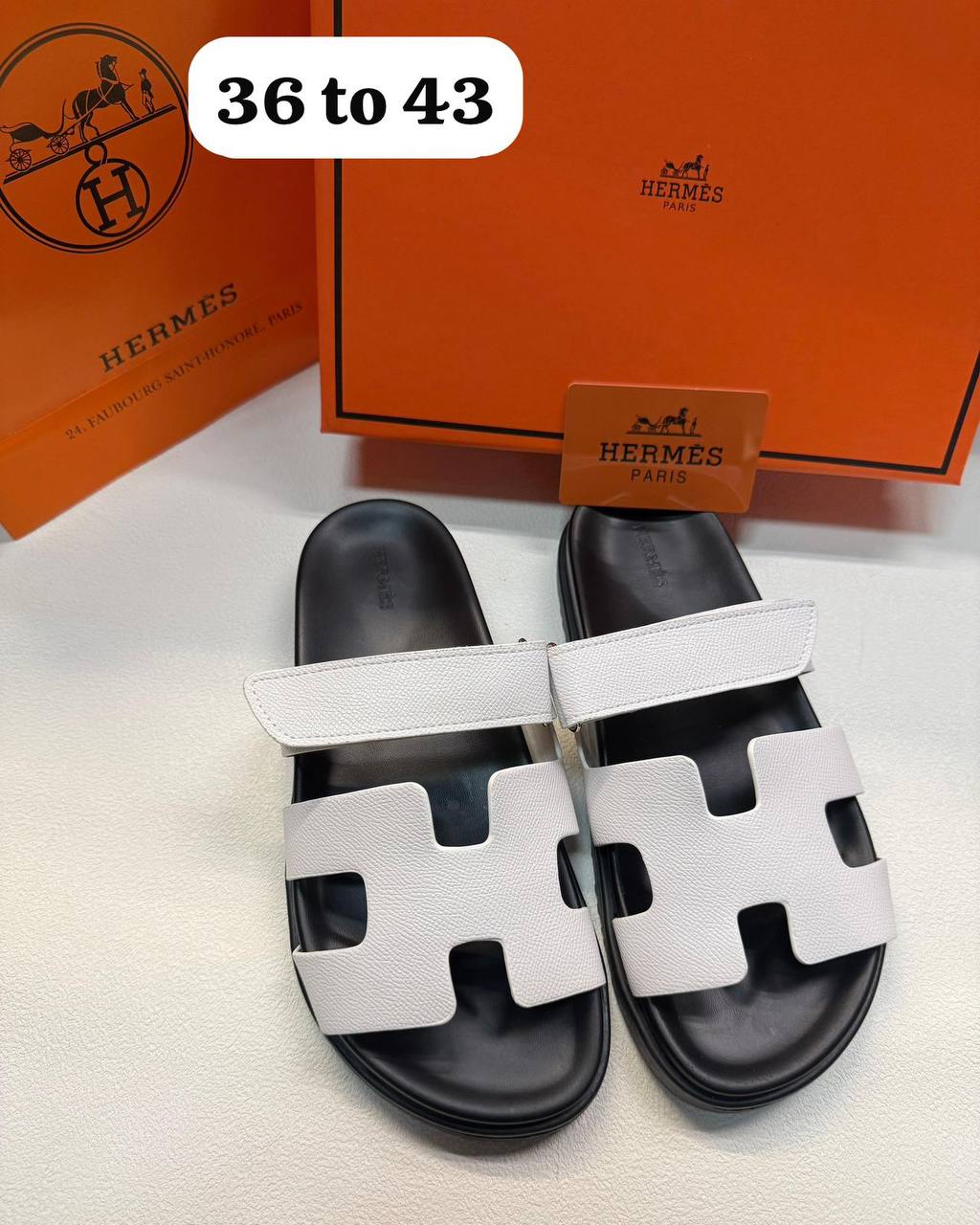 Hermes unisex
Size 36to41
Size 42to45
95 dhs✅

Zain236
♥️♥️♥️