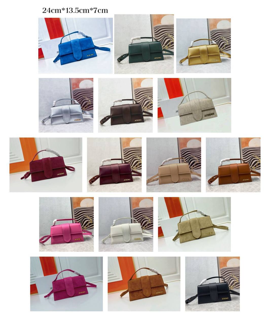 JACQUEMUS 
BIG SIZE NEW CAME GOOD QUALITY 

WITH BOX 
🎁🎁🎁

110 dhs🪙
SIZE: 24CM

Zain39
♥️♥️♥️