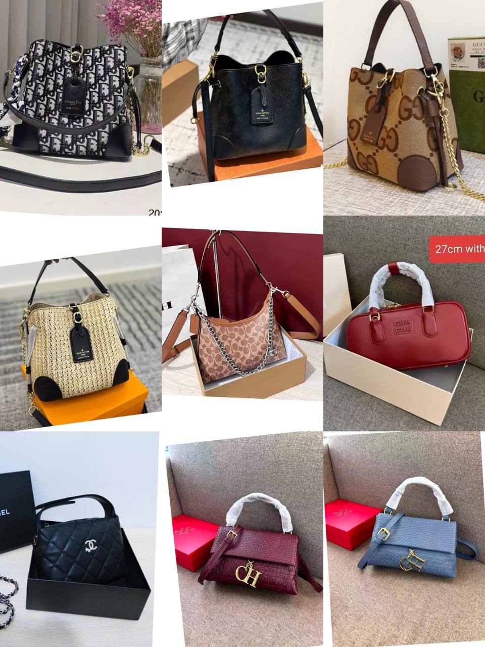 Mix Bags
100 dhs✅ 
with box high quality

Zain26
♥️♥️♥️