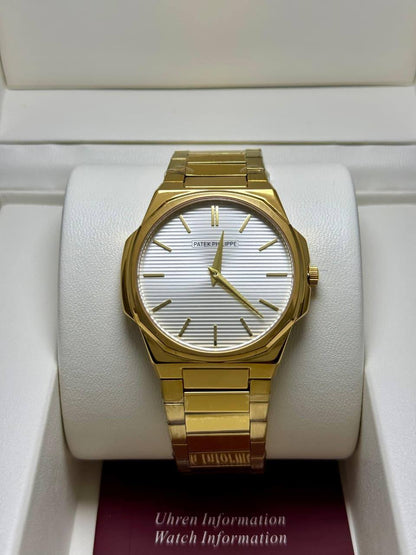 PATEK PHILIPPE SLIM MEN
*GOOD QUALITY*
*WEIGHT LESS CHAIN*
120 dhs🗽
*BATTERY*

Zain29