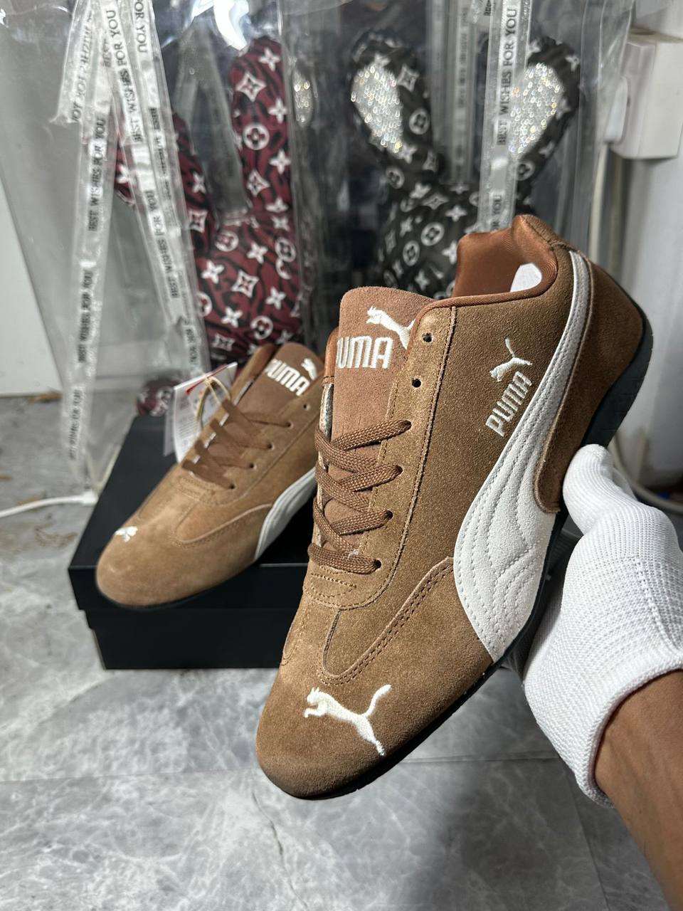 Puma Speedcat Archive 'Haute Coffee Frosted Ivory'🟫
36-45 AVAILABLE 
180 dhs❣️

Zain242
♥️♥️♥️