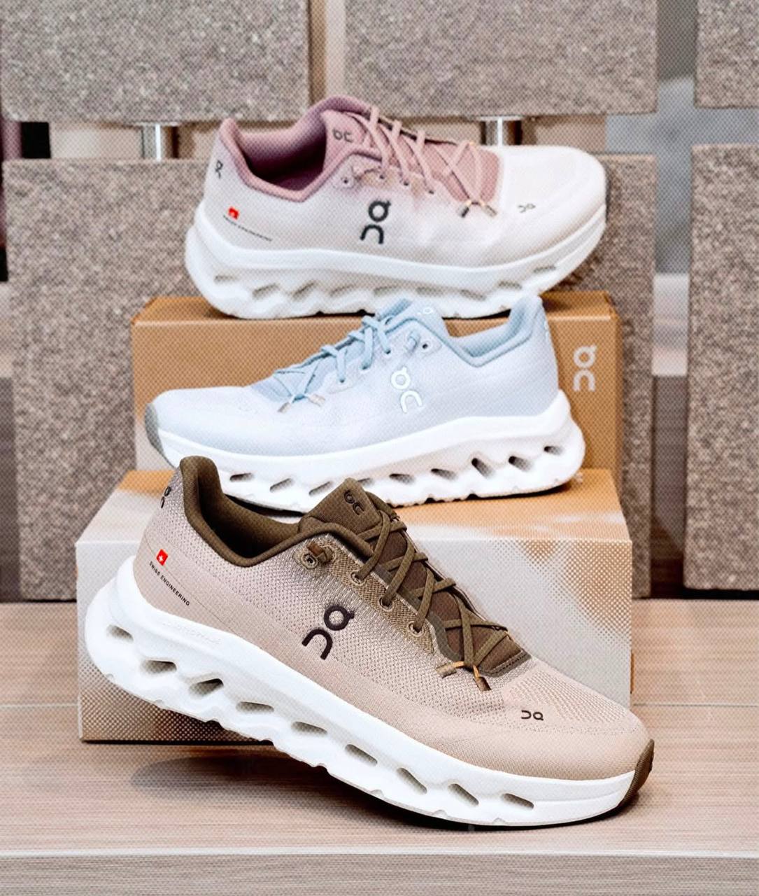 On Running Cloudtilt
Olive Desert
Heron Dew
Marsh Heather
Size 36-45 ，
240 dhs🇦🇪🇦🇪

Zain18
♥️♥️♥️