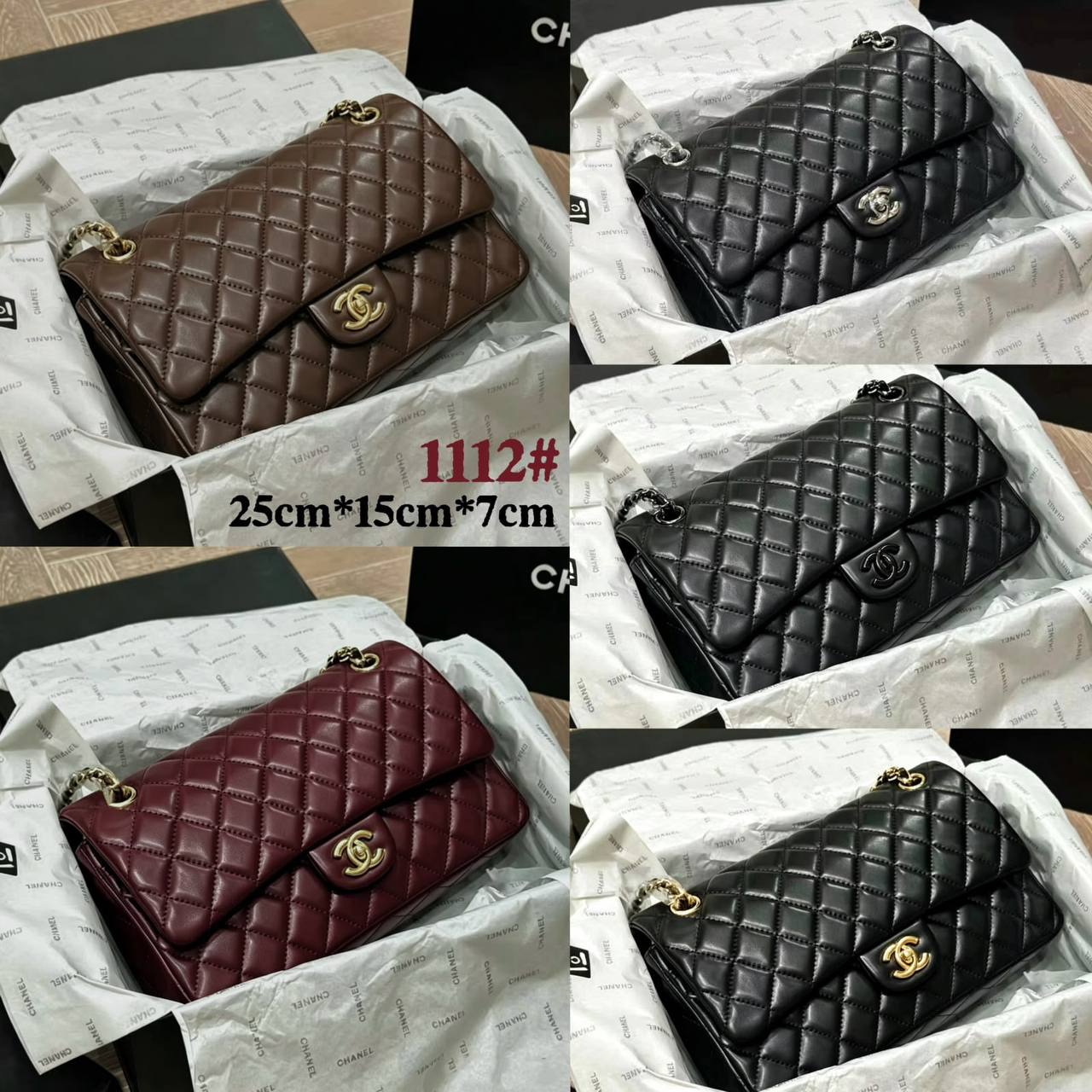 CHANEL 
HIGH QUALITY  
WITH  BOX  
130 dhs💓

Zain295
♥️♥️♥️
