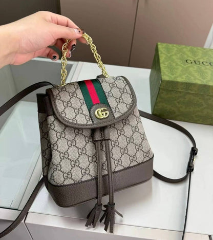 GUCCI BACKPACK 
 GOOD QUALITY 

WITH BOX 
🎁🎁🎁

95 dhs✅

Zain295
♥️♥️♥️
