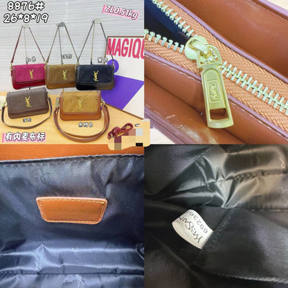 YSL - YVES SAINT LAURENT
sᴏʟғᴇʀɪɴᴏ sᴀᴛᴄʜᴇʟ
sᴜᴇᴅᴇ ᴀɴᴅ ᴄᴀʟғsᴋɪɴ ᴍᴀᴛᴇʀɪᴀʟ
ɢᴏʟᴅ ʜᴀʀᴅᴡᴀʀᴇ
ʜᴀᴠᴇ ᴅᴏᴜʙʟᴇ ʙᴇʟᴛ sᴛʀᴀᴘ
sɪᴢᴇ : 26 cm

70 dhs✅

Zain31
♥️♥️♥️