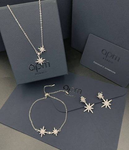 APM ⭐
Set MASTER✨💫
120 DHS🌺
NECKLACE BRACELET EARRINGS 
WITH SAME BOX AND PAPER BAG
🛍️🎁

Zain89
♥️♥️♥️