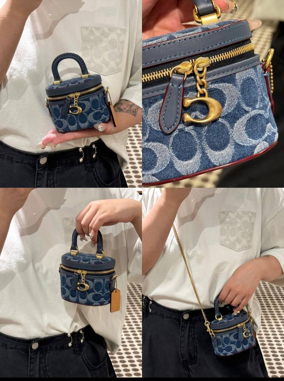 Coach
110 dhs💓

size：15cm
High-quality 

with box
🎁🎁🎁

Zain35
♥️♥️♥️