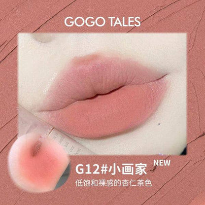 GOGO TALES COSMETICS # 464 air misty lip glaze 
30 dhs🌺

Zain01
♥️♥️♥️