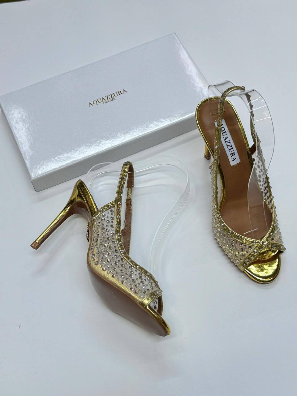 Aquazzura 
💯high quality
Size 36-37-38-39-40-41

130 dhs✅

Zain21
♥️♥️♥️
