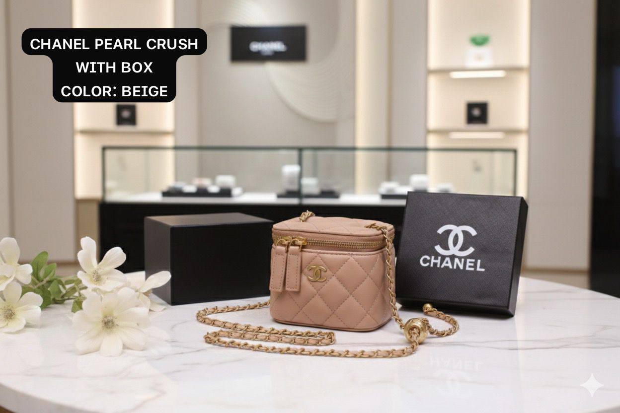 ᴄʜᴀɴᴇʟ ᴘᴇᴀʀʟ ᴄʜʀᴜsʜ 
ᴡɪᴛʜ ʙᴏx
🎁🎁🎁

ʟᴀᴍʙsᴋɪɴ
100 dhs🪙🌨️

Zain56
♥️♥️♥️