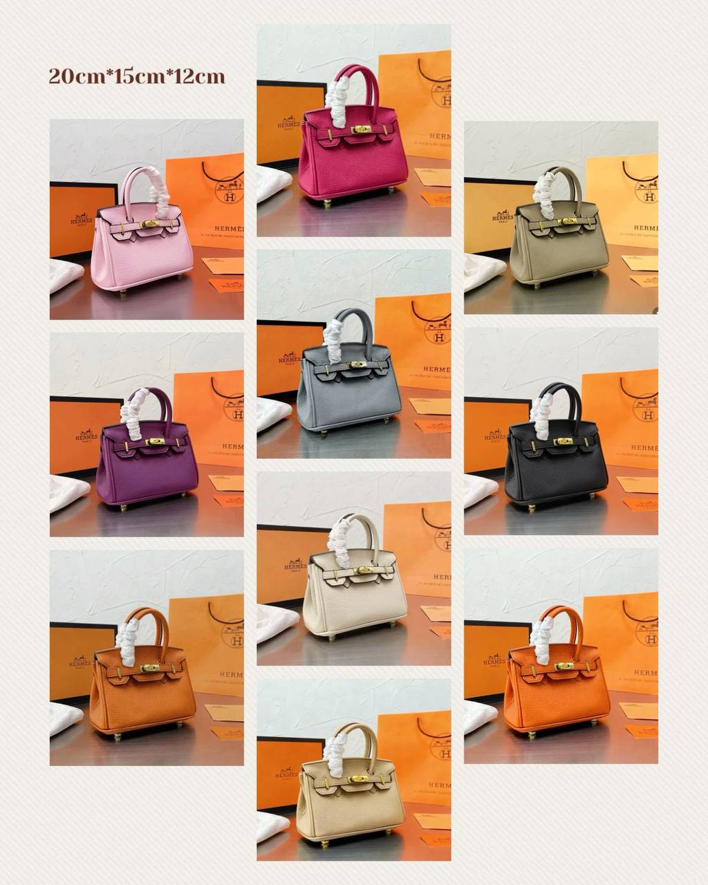 HERMES BIRKIN SMALL SIZE GOOD QUALITY WITH BOX 
110 dhs🇦🇪🇦🇪

Zain295
♥️♥️♥️