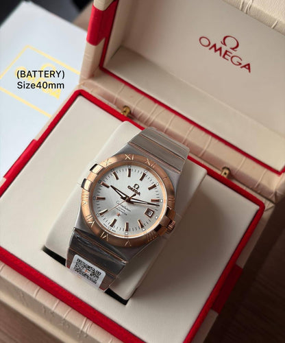 Omega watch for men good quality battery 
220 dhs🌺 
(size 40mm)

Zain59
♥️♥️♥️
