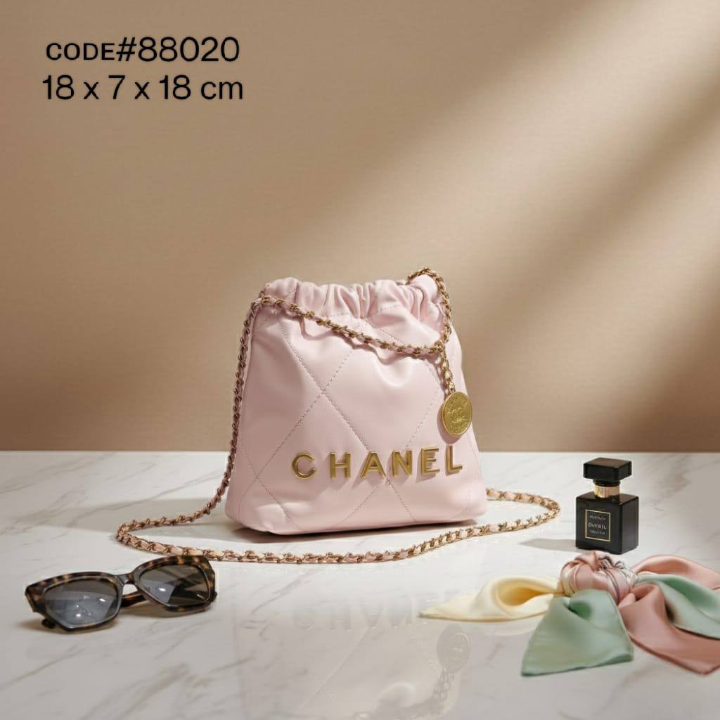 CHANEL 22 ᴍɪɴɪ
ʙᴜᴄᴋᴇᴛ ʜᴀɴᴅ/ ᴄʀᴏss ʙᴀɢ
ǫᴜɪʟᴛᴇᴅ ʟᴇᴀᴛʜᴇʀ
ɢᴏʟᴅ ʜᴀʀᴅᴡᴀʀᴇ
ᴡɪᴛʜ ᴄʜᴀɪɴ ʙᴇʟᴛ sᴛʀᴀᴘ
sɪᴢᴇ : 18 cm
ᴡɪᴛʜ BOX
🎁🎁🎁

75 dhs🇦🇪

Zain31
♥️♥️♥️