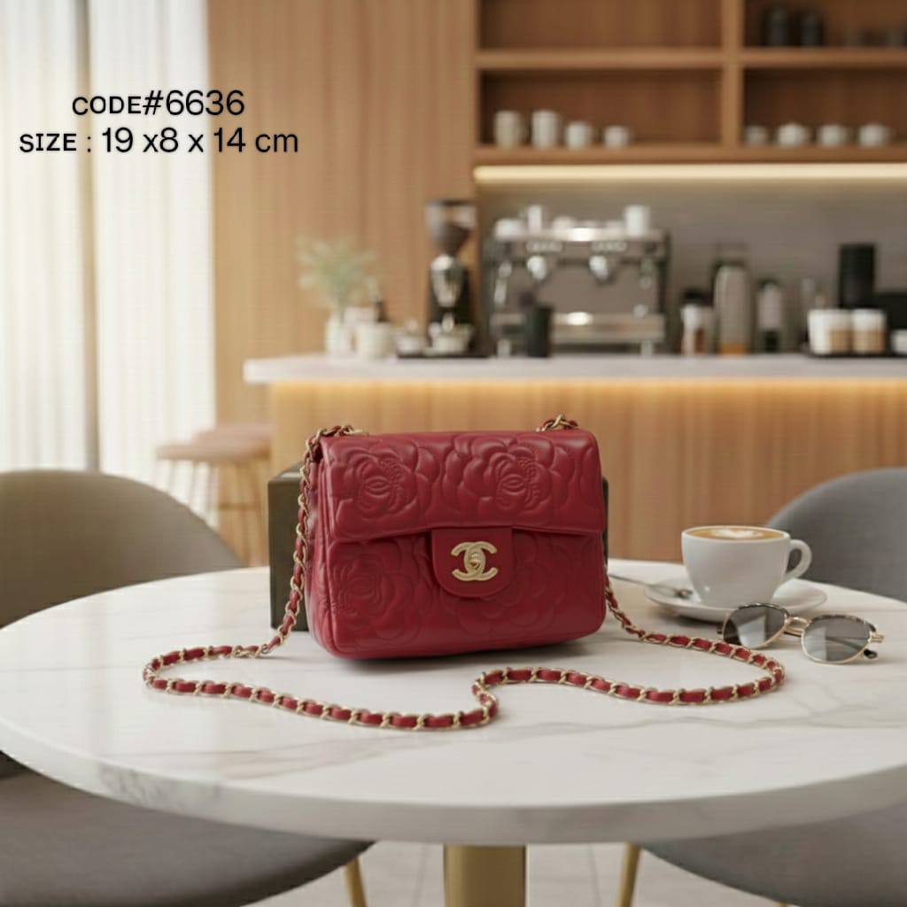 CHANEL ᴄᴀᴍɪʟʟɪᴀ
ᴇᴍʙʀᴏɪᴅᴇʀʏ ᴅᴇsɪɢɴ
ғʟᴀᴘ ᴍɪɴɪ ʙᴀɢ
ʟᴀᴍʙsᴋɪɴ ʟᴇᴀᴛʜᴇʀ ᴍᴀᴛᴇʀɪᴀʟ
ɢᴏʟᴅ ᴄʜᴀɪɴ ʜᴀʀᴅᴡᴀʀᴇ
sɪᴢᴇ : 19 cm

ᴡɪᴛʜ BOX
🎁🎁🎁

70 dhs🪙🌹

Zain13
♥️♥️♥️
