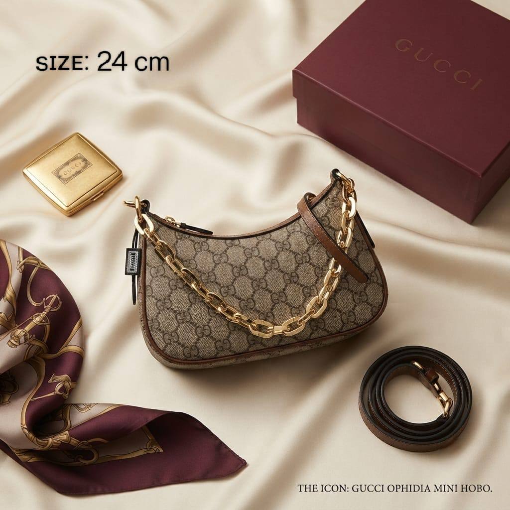 GUCCI Emblem GG
Shoulder Bag 
With Small Chain Strap
And Long belt strap
Gold Hardware
Size : 24 cm
With BOX

105 dhs🇦🇪🇦🇪

Zain239
♥️♥️♥️
