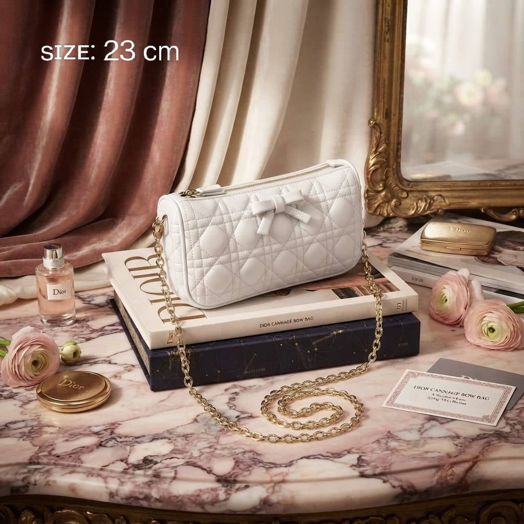 Dior ᴄᴀɴɴᴀɢᴇ ʙᴏᴡ
ǫᴜɪʟᴛᴇᴅ ʟᴇᴀᴛʜᴇʀ ʙᴀɢ
ᴡɪᴛʜ ɢᴏʟᴅ ᴄʜᴀɪɴ sᴛʀᴀᴘ
sɪᴢᴇ : 23 cm
ᴡɪᴛʜ BOX

100 dhs💓

Zain31
♥️♥️♥️