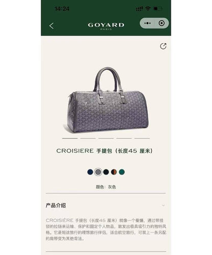 GOYARD    
travel bag
Size 53×28cm

110 dhs💓

Zain04
♥️♥️♥️
