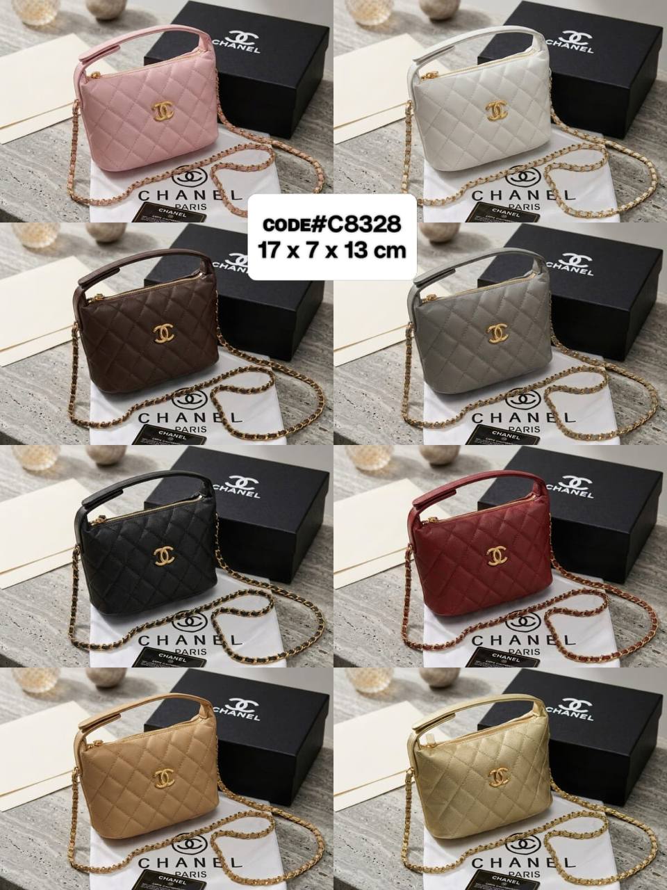 CHANEL ᴍɪɴɪ ʜᴏʙᴏ
ᴄᴀᴠɪᴀʀ ʟᴇᴀᴛʜᴇʀ ᴍᴀᴛᴇʀɪᴀʟ
ᴅᴇᴛᴀᴄʜᴀʙʟᴇ ᴛᴏᴘ ʜᴀɴᴅʟᴇ
ᴡɪᴛʜ ʟᴏɴɢ ᴄʜᴀɪɴ sᴛʀᴀᴘ
sɪᴢᴇ : 17 cm
ᴡɪᴛʜ BOX
🎁🎁🎁

90 dhs✅

Zain31
♥️♥️♥️