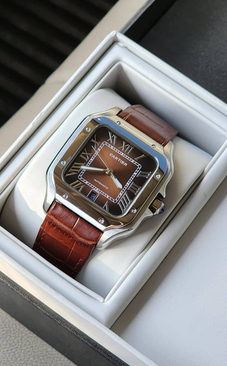 Cartier 
watch for men 
good quality
 automatic
240 dhs🪙💕

Zain59
♥️♥️♥️