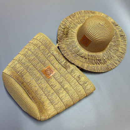 BEACH BAG 

NEW CAME ,

GOOD QUALITY ,

BAG AND 
HAT ONE SET 
90 dhs🇦🇪🇦🇪

Zain39
♥️♥️♥️