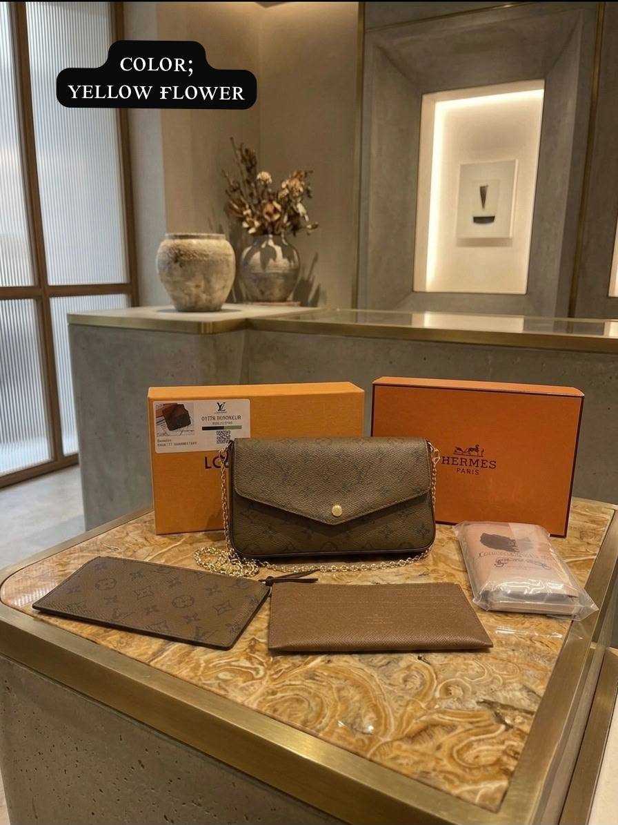 LV
ᴘᴏᴄʜᴇᴛᴛᴇ ғᴇʟɪᴄɪᴇ
ɢᴏʟᴅ ʜᴀʀᴅᴡᴀʀᴇ
ᴡɪᴛʜʙᴏx
ʟᴇᴀᴛʜᴇʀ/ɢᴀᴍᴏsᴀ
sɪᴢᴇ:2𝟎ᴄᴍ
85 dhs✅

Zain56
♥️♥️♥️