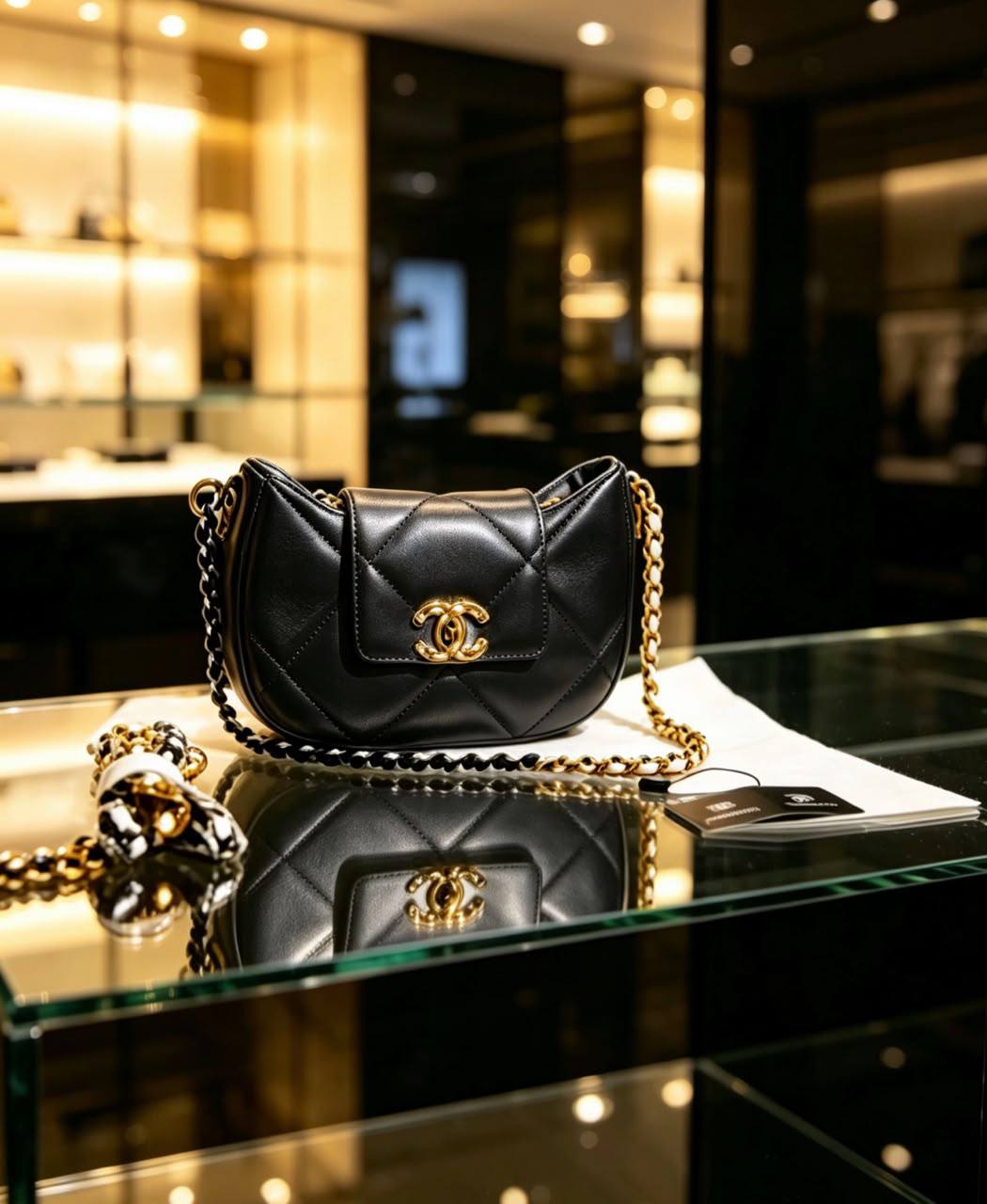 Chanel 
with box
110 dhs✅✅

Zain07
♥️♥️♥️