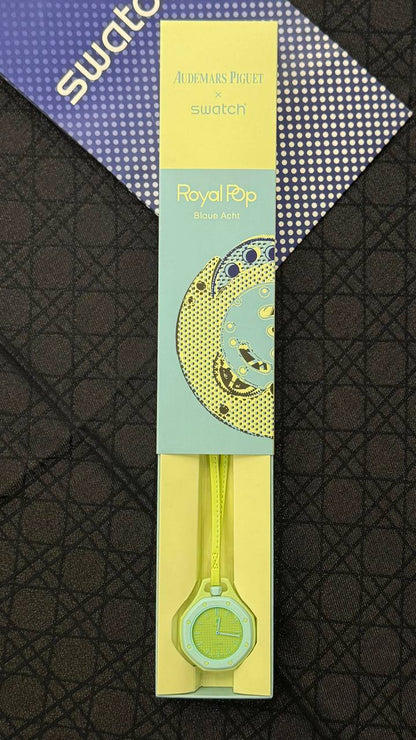 AP x Swatch Royal Pop Collection
*NEW stock* 🚨 
380 dhs✅
With full packing 🎁

Zain280
♥️♥️♥️