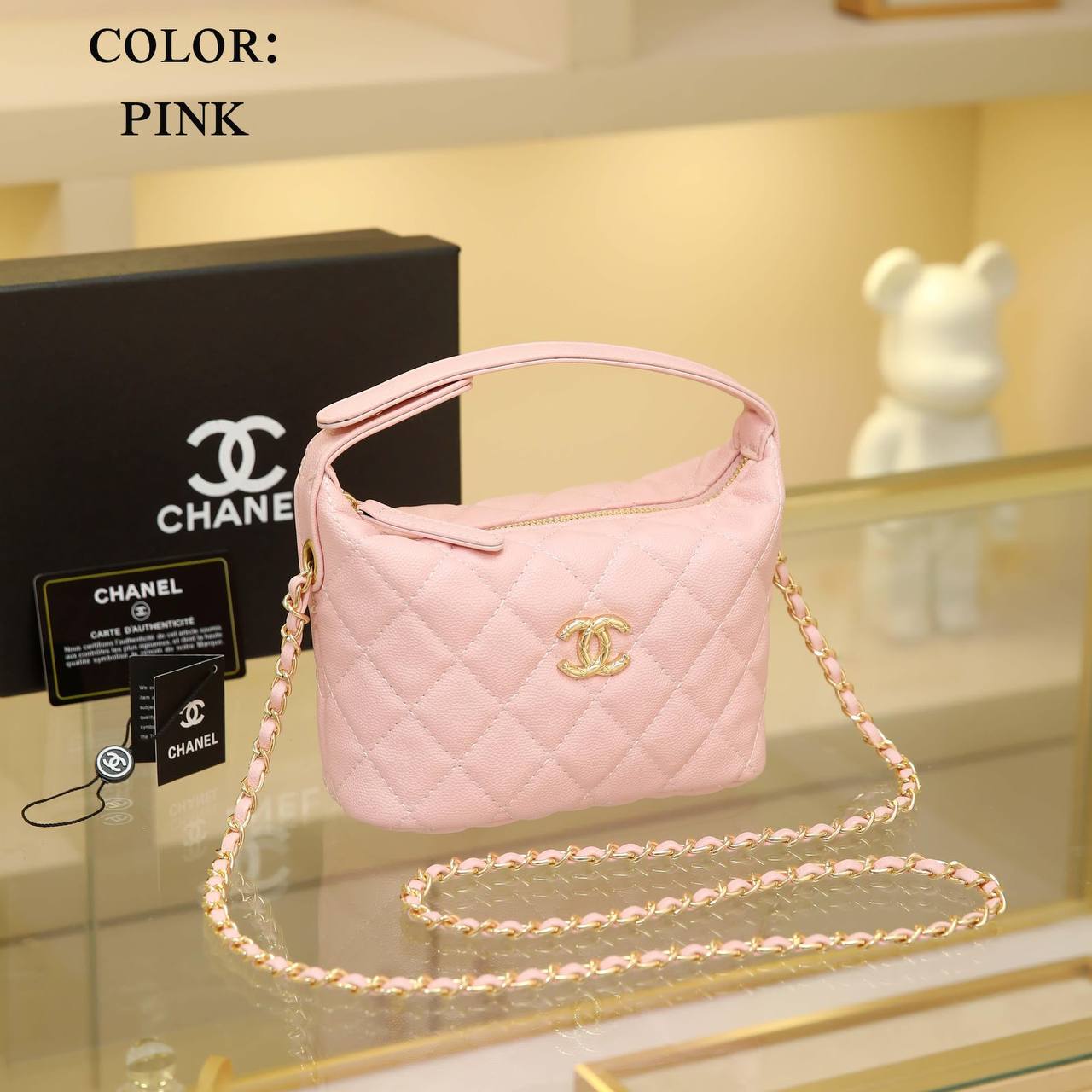 Chanel 𝟐𝟓ᴄ ʜᴏʙᴏ sᴍᴀʟʟ
 ᴄʟᴜᴛᴄʜ ʙᴀɢ  ʟᴏɴɢ ᴄʜᴀɪɴ
ɢᴏʟᴅ ʜᴀʀᴅᴡᴀʀᴇ
ᴛᴏᴘ ʜᴀɴᴅʟᴇ ᴇʟᴇɢᴀɴᴄᴇ
ᴡɪᴛʜʙᴏx🎁🎁🎁
ᴄᴀᴠɪᴀʀ ᴍᴀᴛᴇʀɪᴀʟ
95 dhs✅

Zain56
♥️♥️♥️