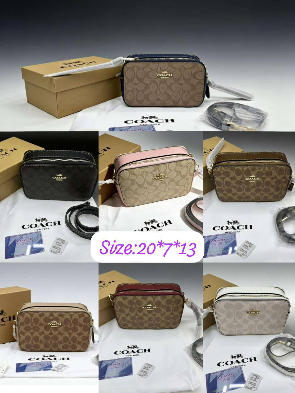 Coach

90 dhs💓

with box
🎁🎁🎁

Size:20*7*13

Zain07
♥️♥️♥️