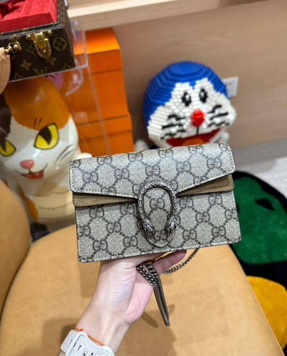 💖  Gucci Dionysus small
1️⃣ First quality +🎁

Size : 19 * 14.5 cm
80 dhs🪙🌨️

with box🎁

Zain115
♥️♥️♥️