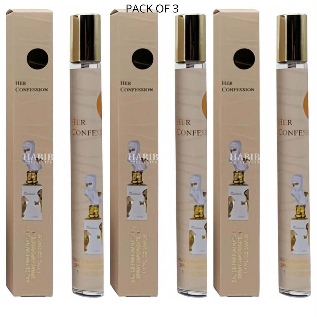 Her confession 

35 ml collection 

1 pc 15 dhs

Full box 20 pc coming 125 dhs


Zain60 
♥️♥️♥️