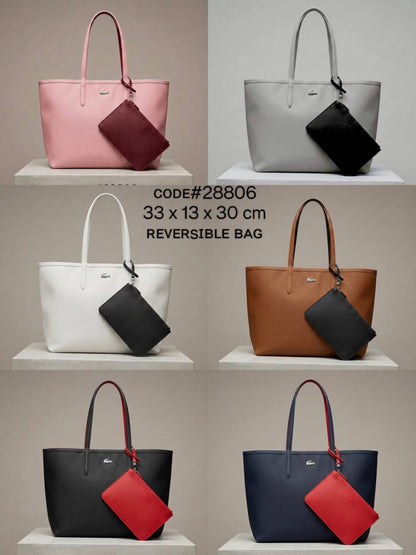 Lacoste  ʀᴇᴠᴇʀsɪʙʟᴇ
ᴛᴏᴛᴇʙᴀɢ 2 ᴄᴏʟᴏʀs
ɢʀᴀɪɴᴇᴅ ᴛᴇxᴛᴜʀᴇ ᴍᴀᴛᴇʀɪᴀʟ
ᴅᴇᴛᴀᴄʜᴀʙʟᴇ ᴡʀɪsᴛʟᴇᴛ ᴘᴏᴜᴄʜ
sɪʟᴠᴇʀ ʜᴀʀᴅᴡᴀʀᴇ
sɪᴢᴇ : 33 cm

75 dhs💓

Zain31
♥️♥️♥️