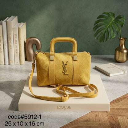 YSL - Yves Saint Laurant
ᴛᴏᴘ ʜᴀɴᴅʟᴇ sᴘᴇᴇᴅʏ
sᴜᴇᴅᴇ & ʟᴇᴀᴛʜᴇʀ ᴍᴀᴛᴇʀɪᴀʟ
ɢᴏʟᴅ ʜᴀʀᴅᴡᴀʀᴇ
ᴡɪᴛʜ ʟᴏɴɢ ʙᴇʟᴛ sᴛʀᴀᴘ
sɪᴢᴇ: 25 cm

80 dhs💓

Zain31
♥️♥️♥️