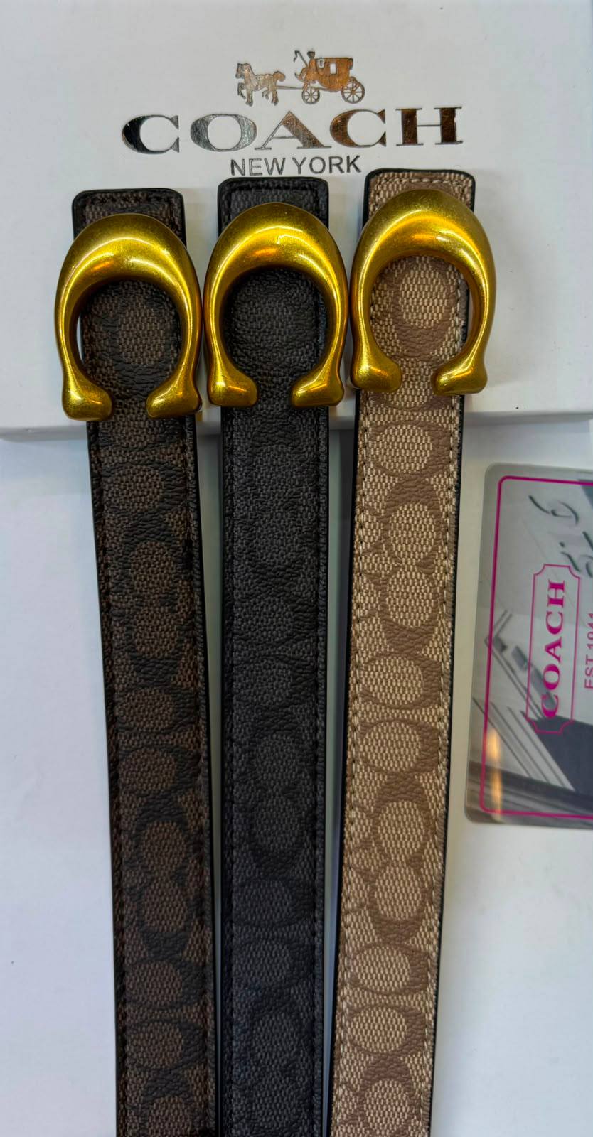 Belts 
With box
40 dhs✅

30 dhs✅ No Box

Zain93
♥️♥️♥️