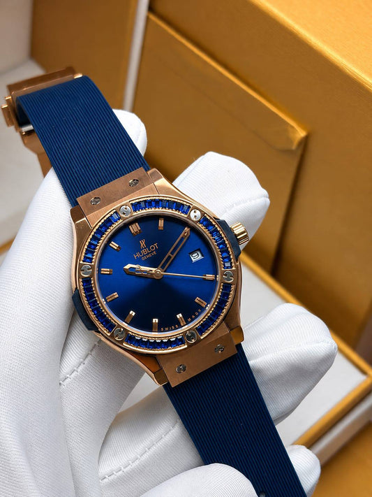 Hublot watch for ladies good quality 
220 dhs✅

Zain59
♥️♥️♥️