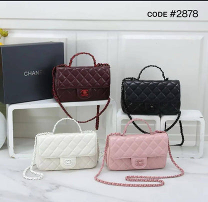 𝗖𝗛𝗔𝗡𝗘𝗟 ᴛᴏᴘ ʜᴀɴᴅʟᴇ
ғᴜʟʟ ᴍᴀᴛᴛᴇ ʟᴇᴀᴛʜᴇʀ
sɪᴢᴇ : 20 cm

ᴡɪᴛʜ  BOX
🎁🎁🎁

95 dhs🌺

Zain56
♥️♥️♥️