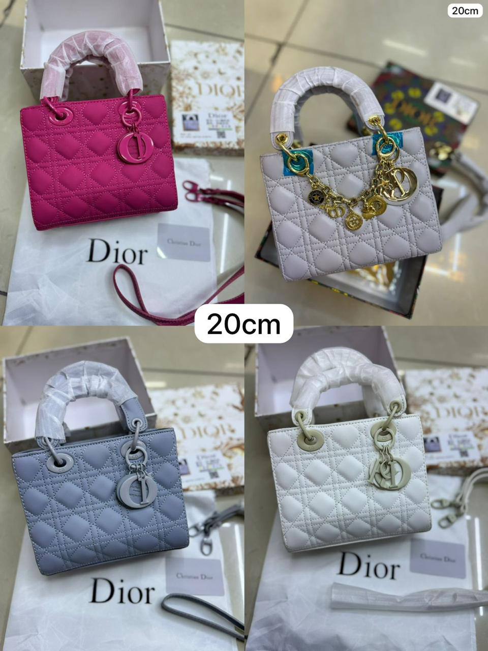 💎 Lady  Dior 
1️⃣ First Quality +🎁
Size: 20 * 17 cm
90 dhs✅
with Box🎁

Zain115
♥️♥️♥️