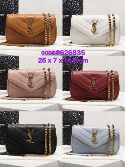 YSL
ʟᴏᴜʟᴏᴜ sʜᴏᴜʟᴅᴇʀ ʙᴀɢ
ɪɴ ʙʀᴏɴᴢᴇ ɢᴏʟᴅ ᴛᴏɴᴇᴅ
ʜᴀʀᴅᴡᴀʀᴇ ɪɴ sɪɢɴᴀᴛᴜʀᴇ ʟᴏɢᴏ
sᴏғᴛ ʟᴀᴍʙsᴋɪɴ ʟᴇᴀᴛʜᴇʀ ᴍᴀᴛᴇʀɪᴀʟ
sɪᴢᴇ: 25 cm
ᴡɪᴛʜ BOX

90 dhs✅

Zain31
♥️♥️♥️