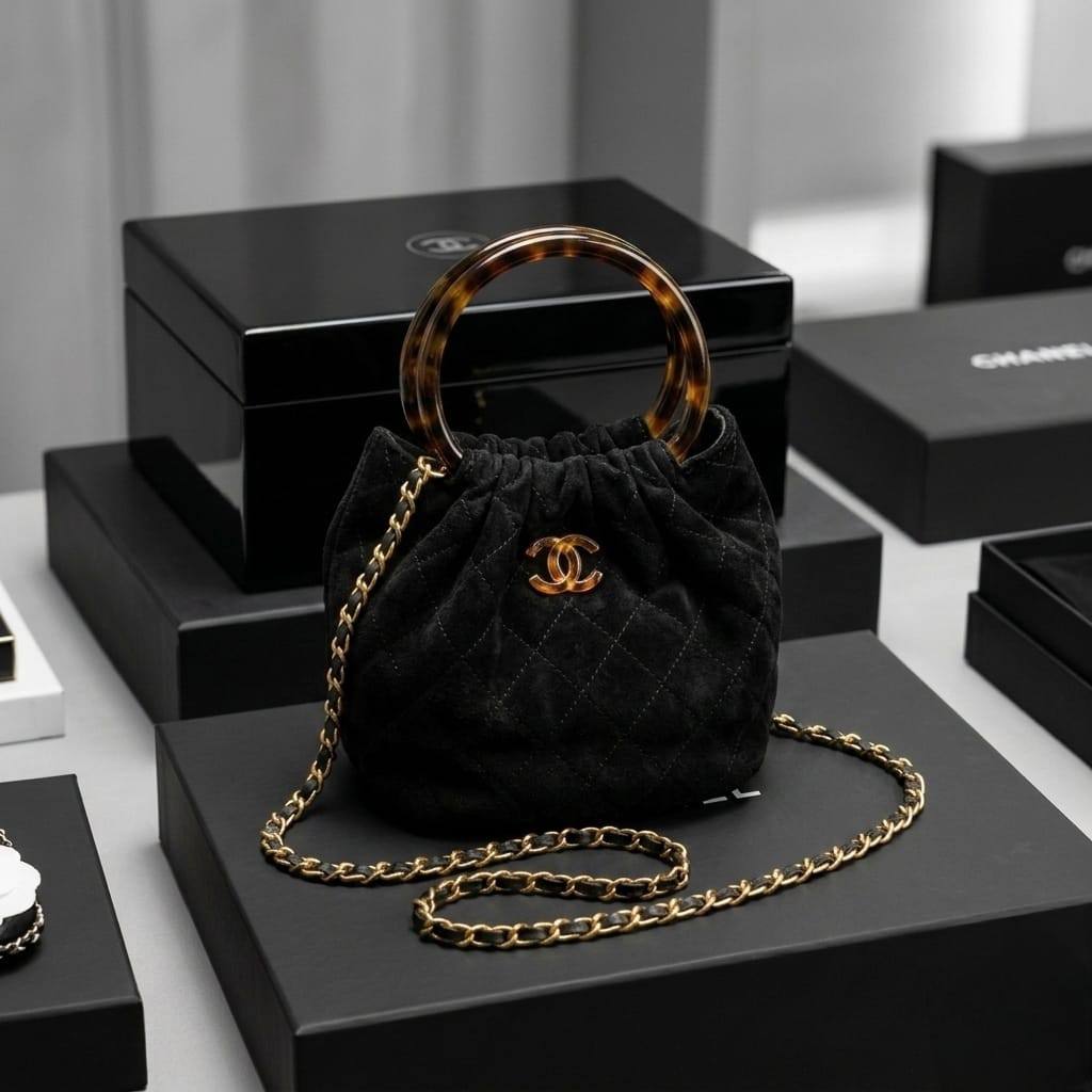 CHANEL ᴍɪɴɪ ʜᴏʙᴏ
ᴛᴏᴘ ʜᴀɴᴅʟᴇ ʙᴀɢ
sᴜᴇᴅᴇ ʟᴇᴀᴛʜᴇʀ ᴍᴀᴛᴇʀɪᴀʟ
ᴡɪᴛʜ ᴛᴏʀᴛᴏɪsᴇ sʜᴇʟʟ
ᴘʟᴇxɪ ɢʟᴀss ʜᴀɴᴅʟᴇ
ᴡɪᴛʜ ɢᴏʟᴅ ᴄʜᴀɪɴ ʙᴇʟᴛ sᴛʀᴀᴘ
sɪᴢᴇ : 18 cm
ᴡɪᴛʜ BOX
🎁🎁🎁

90 dhs✅

Zain31
♥️♥️♥️