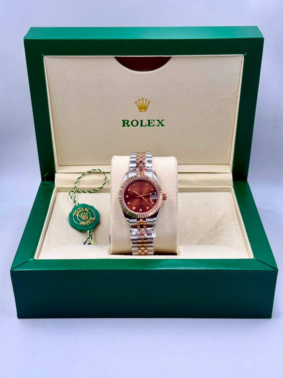 Rolex Ladies Master quality
*Automatic*
230 dhs✅

Zain08
♥️♥️♥️