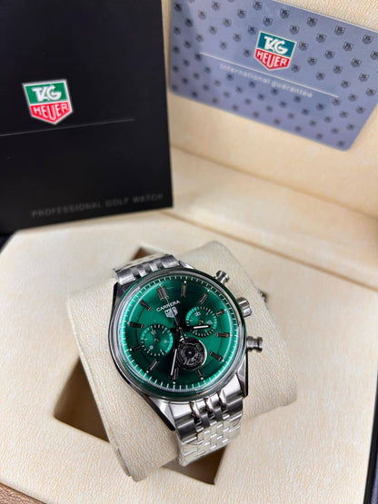 Tag heaur Men
*Good quality*
*Battery*
*Chronograph*
320 dhs✅

Zain29
♥️♥️♥️