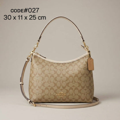 COACH ʟᴀᴜʀᴇʟ 
sʜᴏᴜʟᴅᴇʀ  ʙᴀɢ
ᴡɪᴛʜ ʟᴏɴɢ ʙᴇʟᴛ sᴛʀᴀᴘ
ɢᴏʟᴅ ʜᴀʀᴅᴡᴀʀᴇ
sɪᴢᴇ : 30 cm

75 dhs✅

Zain31
♥️♥️♥️