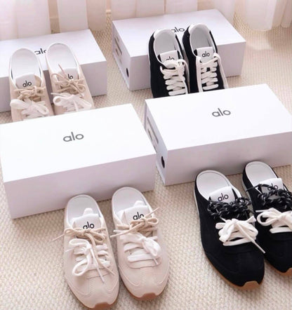 ALO sunset sneaker mule 

36 to 41, 

230 dhs 

Zain196
♥️♥️♥️