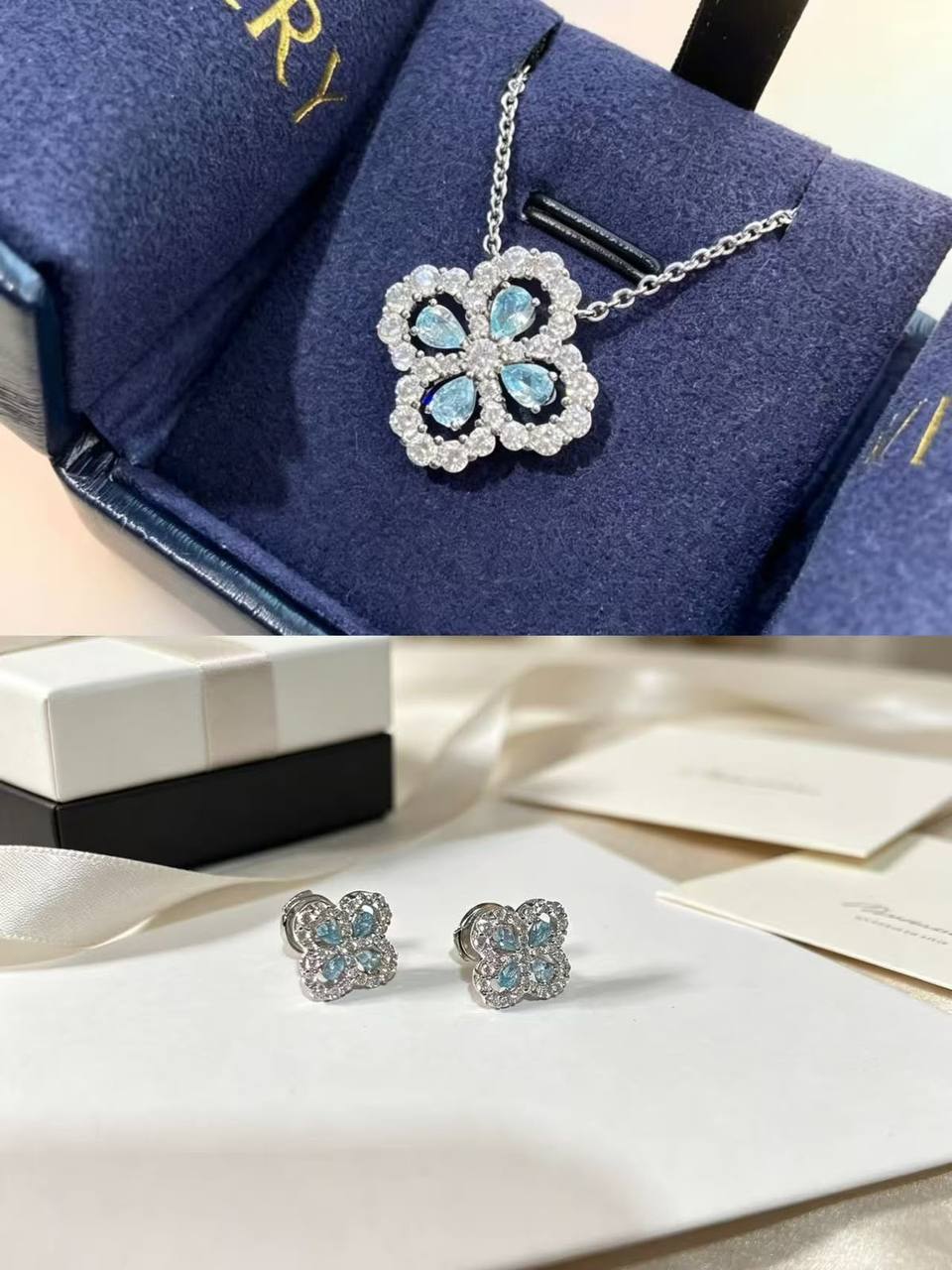 Harry Winston set 🍂
Necklace 
Earrings 
Master quality 🎀

*90* AED normal box 📦

Zain48
♥️♥️♥️