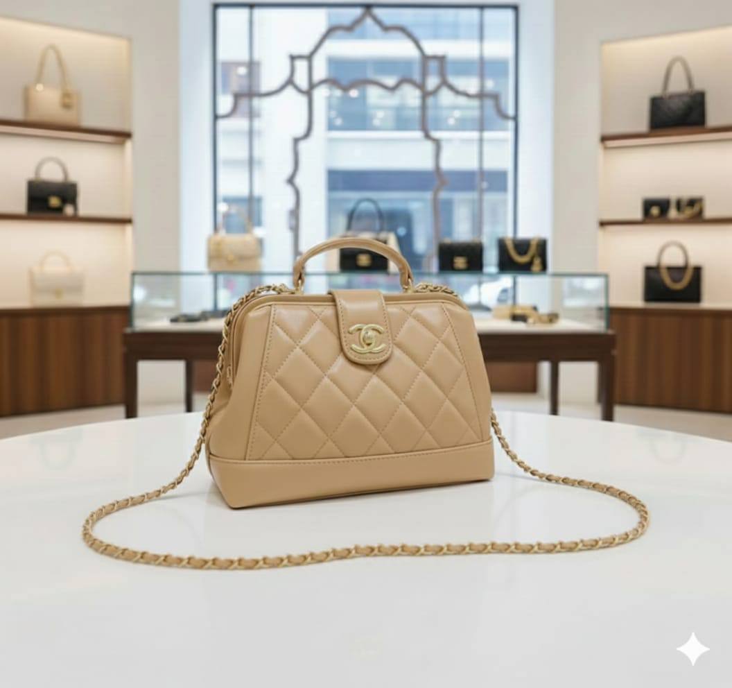 CHANEL 24ᴀ
ᴅᴏᴄᴛᴏʀs ᴛᴏᴘ ʜᴀɴᴅʟᴇ ʙᴀɢ
ᴡɪᴛʜ ᴄʜᴀɪɴ ʙᴇʟᴛ sʟɪɴɢ
ʟᴀᴍʙsᴋɪɴ ᴍᴀᴛᴇʀɪᴀʟ 
sɪᴢᴇ: 25 cm

ᴡɪᴛʜ BOX
🎁🎁🎁

105 dhs❣️

Zain31
♥️♥️♥️